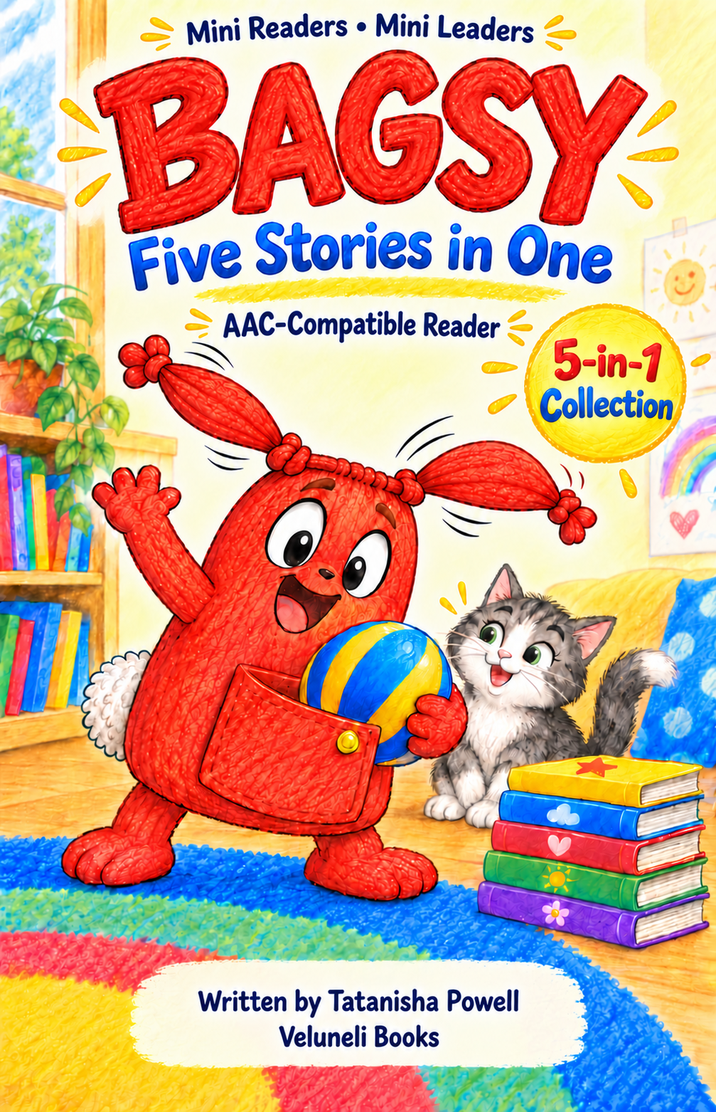 Bagsy: Five Stories in One, AAC-Compatible Reader